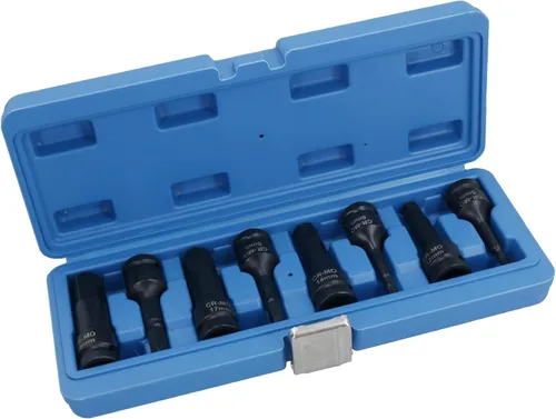 Vista 6 de Juego de llaves Allen/hexagonal de 1/2" Drive H5 - H19 Metric Deep AT772