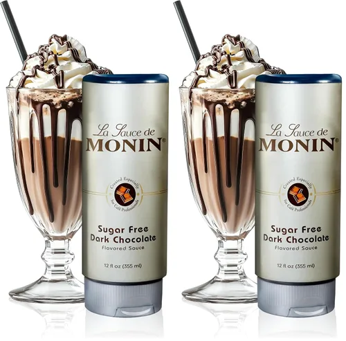Vista 7 de Salsa de Chocolate oscuro Monin Gourmet