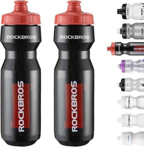 Vista 14 de ROCKBROS Botella de agua para bicicleta de 20oz-25oz Squeeze Ciclismo