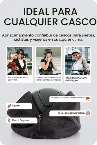 Vista 6 de HORZE Ecuestre Bicicleta Montar Fácil de Llevar Casco De Nylon Impermeable Caso