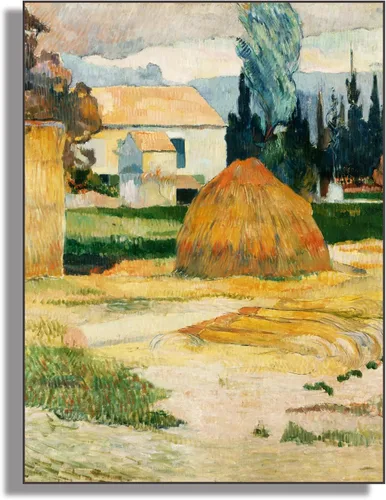 Vista 19 de OKRA Paul Gauguin - Arte de pared para decoración de pared de niñas bretonas, imágenes históricas, decoración de pared de lienzo para habitación