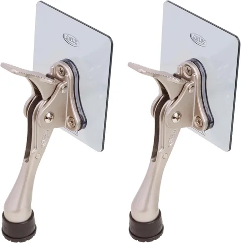 Vista 18 de Soporte adhesivo One-Touch para tope de puerta (negro, 1 x 1 unidad)