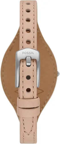 Vista 3 de Fossil Carlie Mini reloj de cuarzo de acero inoxidable y cuero para mujer, Carlie Mini - ES4502
