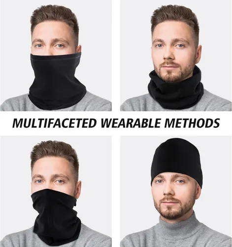 Vista 6 de LUOLIIL VOE 4 Pack Winter Neck Warmer, Neck Gaiter Ski for Men & Women