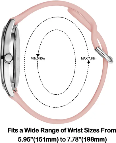 Vista 3 de RioFoior Reloj para mujer para enfermeras, profesionales médicos, estudiantes de enfermería, mujeres con 24 horas y segunda mano, esferas coloridas
