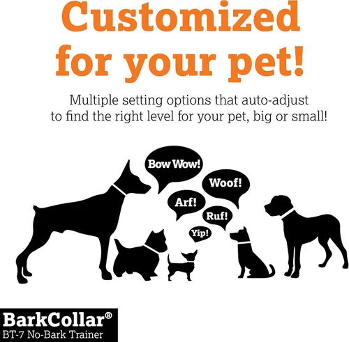 Vista 5 de Dogwatch Collar antiladridos para perros pequeños a grandes, dispositivo de entrenamiento impermeable para control de ladridos con funciones