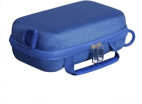 Vista 5 de Hermitshell Estuche rígido de viaje para cámara VTech Kidizoom Duo/VTech KidiZoom Pix/VTech KidiZoom Pix Plus Selfie Camera (azul)