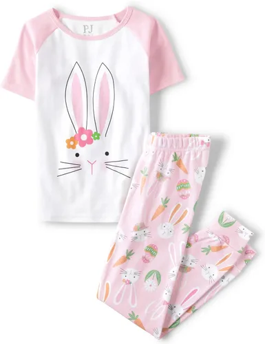 Vista 25 de The Children's Place - Pijamas de algodón a juego para la familia, temática de Pascua
