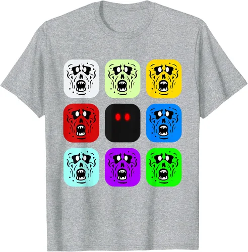Vista 32 de Camiseta Zombie Rush Zombies Negro