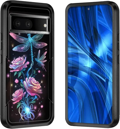 Vista 152 de Funda para Pixel 7A, [probada contra caídas de grado militar] Funda protectora resistente a prueba de golpes para Google Pixel 7A de 6.1 pulgadas