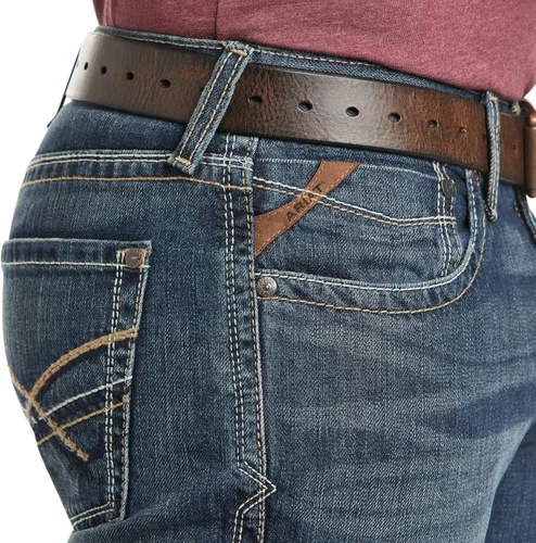 Vista 3 de ARIAT M5 Slim Deadrun - Jeans apilables de pierna recta para hombre