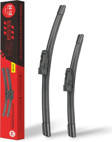 Vista 62 de BERG REGEN Escobillas limpiaparabrisas de 15"+15" con escobilla trasera de 13" - Juego de repuesto automotriz para Jeep Wrangler JK 2008 2009 2010