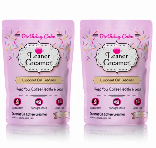 Vista 6 de Leaner Creamer Vanilla Bliss - Crema de café en polvo, 80 porciones