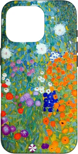 Vista 20 de Gustav Klimt Flower Garden Case for iPhone 16