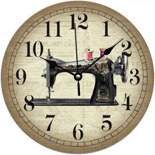 Vista 8 de ArogGeld Reloj de pared de Halloween para dormitorio, cuervo negro, vintage