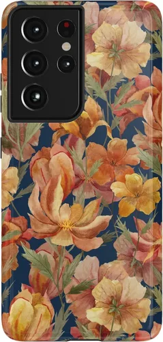 Vista 346 de Casely Funda para Galaxy S9 Postura de cadáver Yoga de esqueleto Diseño protector delgado esencial de doble capa