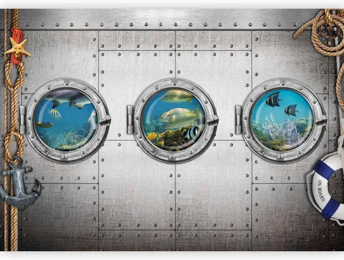 Vista 20 de artgeist Mural de pared premium mundo submarino, 98 x 69 pulgadas, papel tapiz no tejido XXL, decoración de pared de vellón, impresión fotográfica