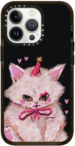 Vista 350 de CASETiFY Funda Impact para iPhone 13 [Protección contra caídas de grado militar 4X de 8.2 pies/Compatible con Magsafe] - #1 Mom - Transparente
