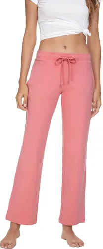 Vista 7 de U2SKIIN Pantalones de pijama para mujer, suaves, de algodón, cómodos, para dormir, para mujer Negro