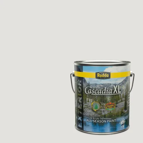 Vista 57 de Rodda Paint CASCADIA XL Exterior Satin All Seasons Paint & Primer in One, 1-Gallon, Canvas
