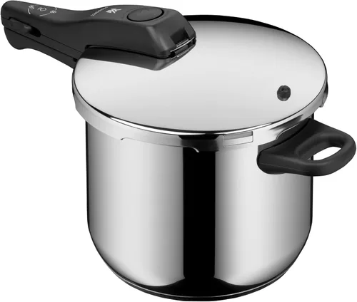 Vista 3 de WMF Perfect Rapid Cooker - Olla rápida de 8.7 in de diámetro, 6 litros y medio, con protección contra llamas, acero inoxidable Cromargan apto