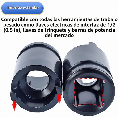 Vista 4 de Juego de llaves eléctricas para amoladora angular, 4 llaves de punta, incluye llave de enchufe para amoladora angular y 2 tuercas de amoladora