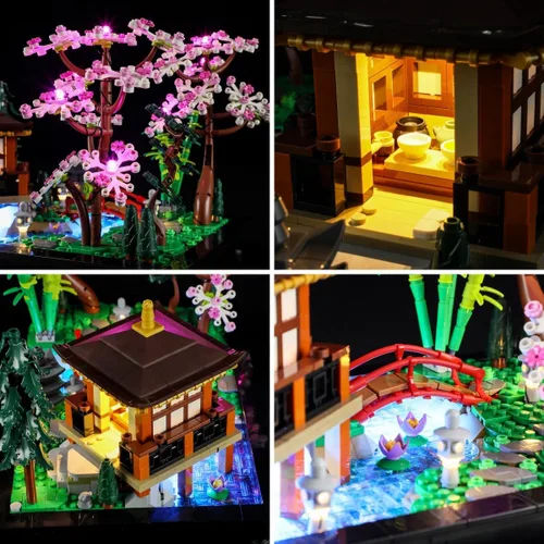 Vista 5 de LIGHTAILING Kit de iluminación LED para Lego- 10315 modelo de bloques de construcción de jardín tranquilo - Juego de luces LED compatible