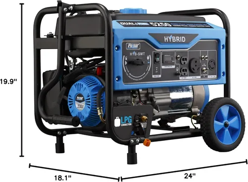 Vista 3 de Pulsar Generador portátil de combustible dual de 5,250 W con tecnología Switch and Go, PG5250B