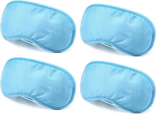 Vista 15 de Wild Essentials Snooz - Máscara para dormir suave y sedosa, color azul bebé