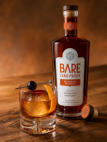 Vista 6 de BARE Zero Proof® Whisky Bourbon Alternativa al whisky bourbon Espíritu sin alcohol Alternativa de alcohol Cóctel sin alcohol Prueba cero