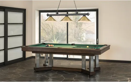 Vista 2 de Z-Lite 2306-3BP-RB15 Colgante de billar Cordon, 3 luces 180 vatios totales, chapado en bronce Placa de bronce