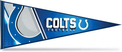 Vista 28 de Rico Industries NFL Football Primary 12" x 30" Felt Wall Décor Pennant - Great for Home/Bed Room/Man Cave Décor