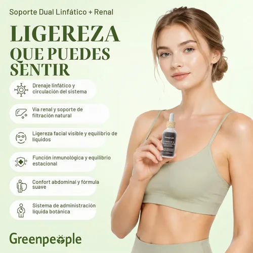Vista 3 de GREENPEOPLE Drenaje linfático y limpieza renal y gotas de desintoxicación