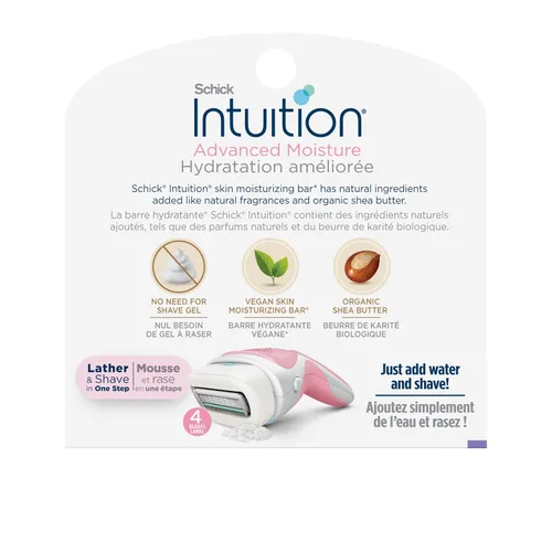 Vista 8 de Schick INTUITION - Recambio para maquinillas de afeitar de humedad