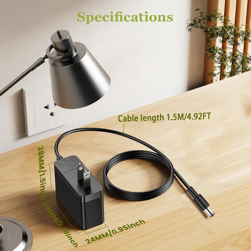 Vista 6 de Fuente de alimentación de 29.4 V 1 A compatible con GoTrax GKS Lumios/Plus/Pro/Edge/Nova/Glide Adaptador de corriente de cargador de repuesto, 5
