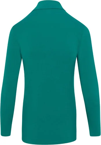 Vista 5 de Natural Uniforms Camiseta de manga larga con cuello alto falso para mujer