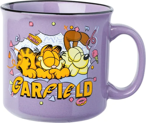 Vista 27 de Silver Buffalo - Taza de cerámica de campamento de A Goofy Movie de Disney, diseño retro con Goofy, Max Goof, Roxanne y Bobby Zimmeruski, 20 onzas