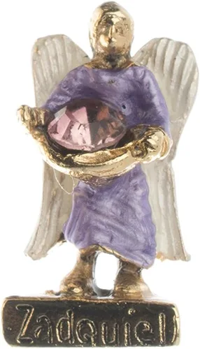 Vista 8 de Juego de figuras de ángel de 1 pulgada (1.0 in) con mini estatua de cristal, protección semanal