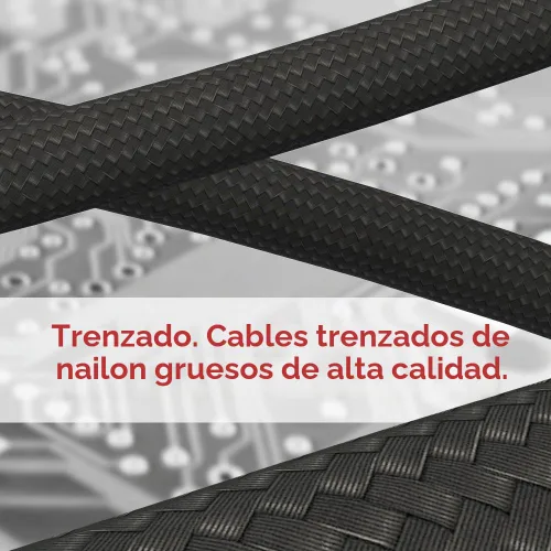 Vista 6 de LINKUP 12VHPWR Cable de extensión de alimentación GPU 15.7 in Negro