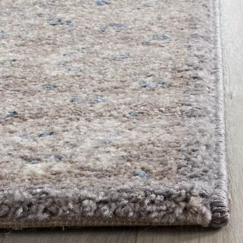 Vista 4 de Safavieh Sofia Collection SOF330B, tapete clásico color gris claro y beige, Polipropileno