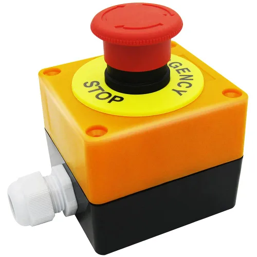 Vista 17 de mxuteuk 2pcs 1 NO 0.866 in Interruptor de botón momentáneo SPST Negro 660V 10A HB2-BA21-HH