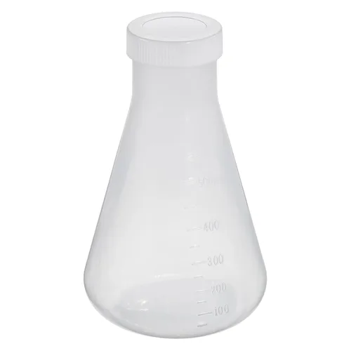 Vista 8 de PATIKIL Erlenmeyer - Frasco de plástico de 1.7 fl oz con tapas de rosca, 1 paquete de frasco cónico de boca estrecha para laboratorio, transparente