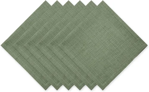 Vista 27 de DII - Colección de mesa jaspeado, juego de manteles individuales, 3x19 pulgadas, albaricoque, 6 piezas