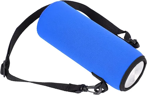 Vista 3 de RiToEasysports Funda para botella de agua, 33.8 fl oz para botella de agua, cubierta aislada de neopreno con correa para botellas de plástico
