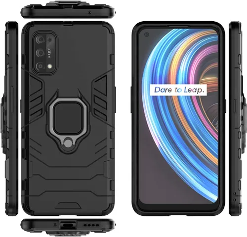Vista 3 de LuluMain - Funda compatible con Oppo Realme X7, Realme V15 5G, soporte de anillo de metal a prueba de golpes