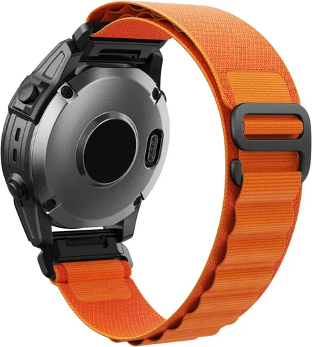 Vista 27 de Correa de reloj de nylon de ajuste rápido de 22 mm para Garmin Fenix 8/E/7/7 Pro/6/6 Pro/5/5 Plus(47mm), Epix Pro Gen 2 47mm, Forerunner