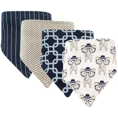 Vista 15 de Hudson Baby Baberos unisex de algodón para bebé, avión, talla única (paquete de 2)