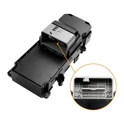 Vista 6 de Interruptor maestro de ventana eléctrica del lado del conductor con botón automático doble Compatible con Honda Accord EX EXL 2.4L 3.5L 2008-2012