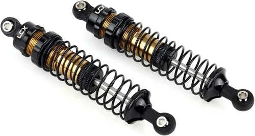 Vista 5 de LCX Racing 1/10th RC Crawler Car 2PCS 3.543 in Metal Suspensión Amortiguador Amortiguador para Traxxas TRX4 TRX6 Axial SCX10 SCX10 II 90046 Redcat