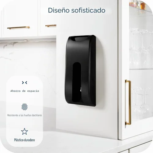 Vista 4 de Manterio - Organizador de bolsas de plástico para cocina Organizador de almacenamiento de bolsas de comestibles de plástico duradero para montaje